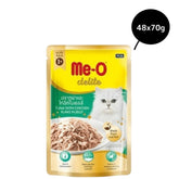 Me-O Delite Tuna with Chicken Flake in Jelly Cat Wet Food